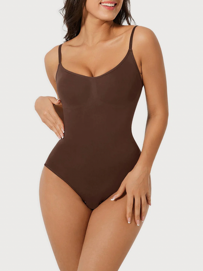 Dam Bodysuit Sömlös Design Komprimering Polyester-6