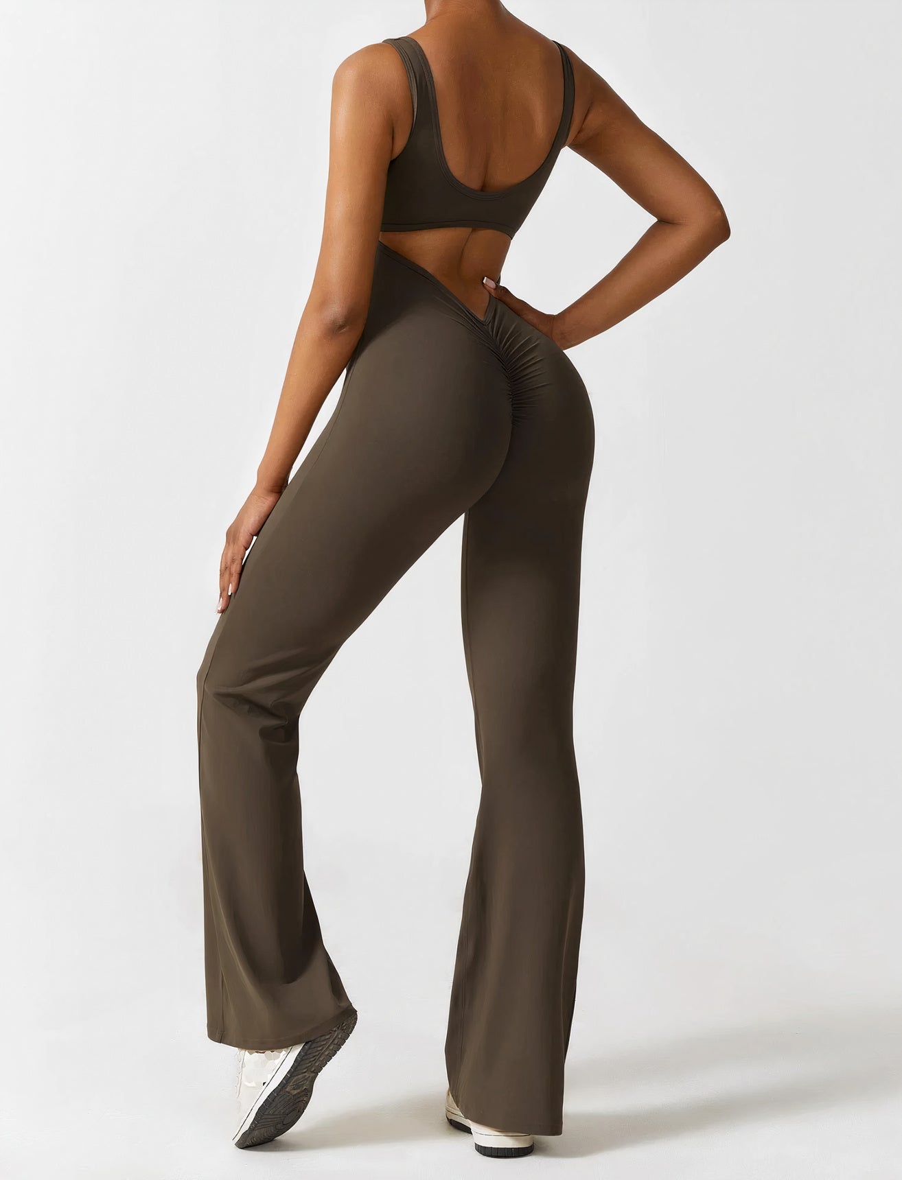 Dam Jumpsuit Sportig Design Högkvalitativ Smal Passform-2