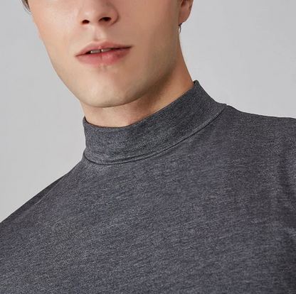 Herr Turtleneck Skjorta Skräddarsydd Spandex-4