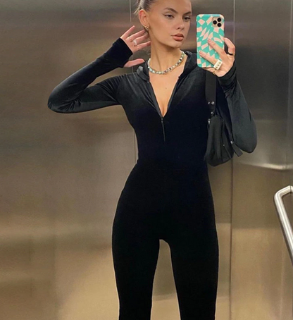 Dam Jumpsuit Bekväm Design Högkvalitativt Material 3