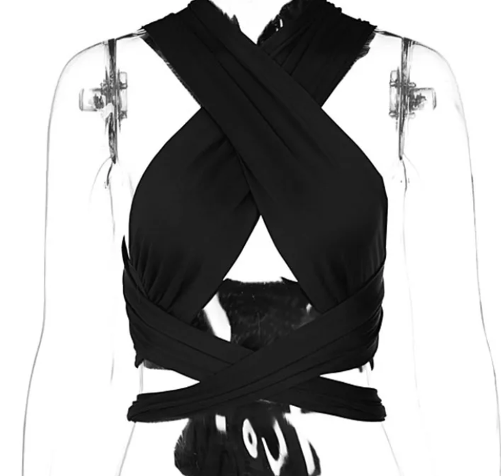 Variant image for Dam Kort Topp Trendig Design i 100% Bomull för Vardag och Fest-2