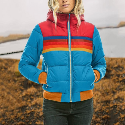 Variant image for Dunjacka Dam Retro Flerfärgad Lättviktig Polyester-8