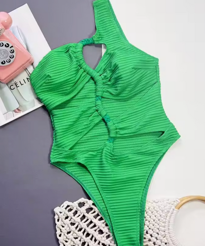 Baddräkt Dam med Utskärningar i Högkvalitativt Material för Strand och Pool-3
