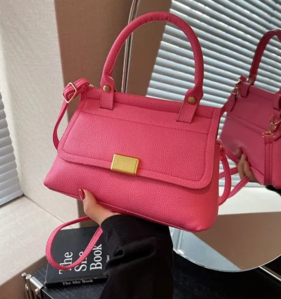 Handväska Dam Elegant Syntetisk Rymlig Design-4