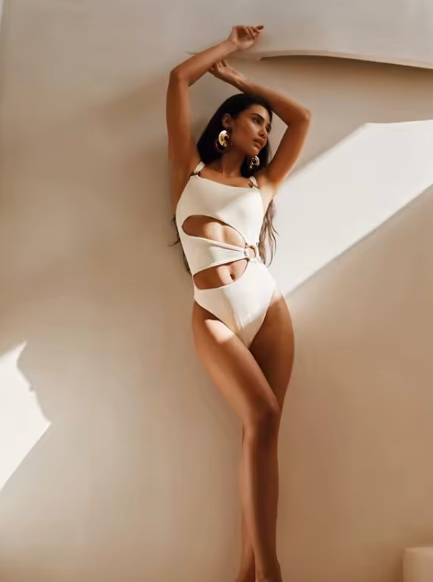 Dam Blus Fyrkantig Halsringning Blommig Polyester-2