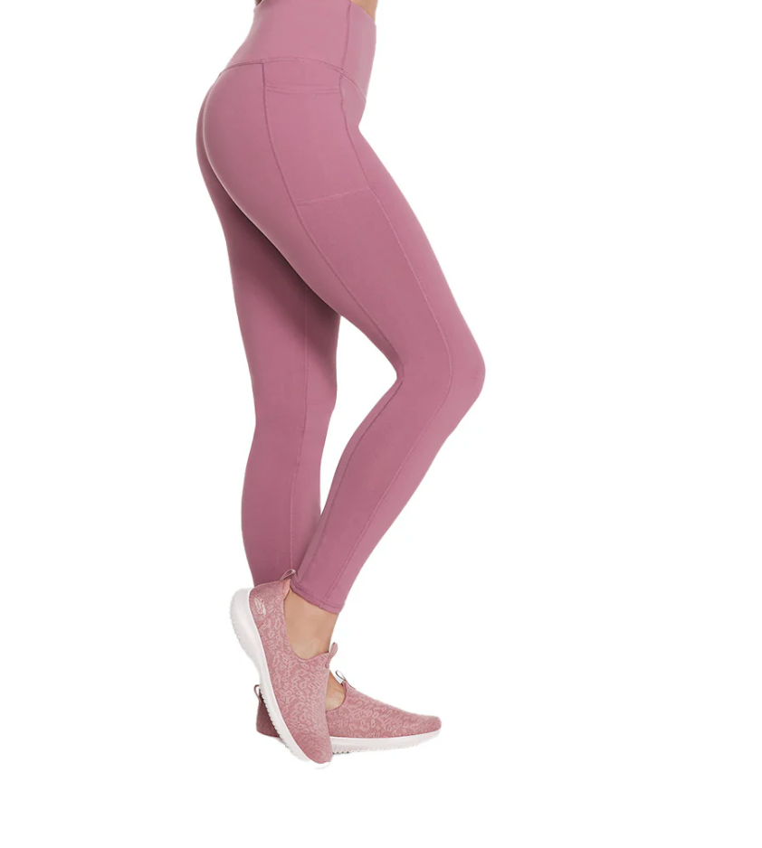 Damleggings Hög Midja Mjuk Polyester Elastan-3