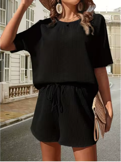 Variant image for Dam Casual Shorts Set Bekväm Andningsbar Design-6