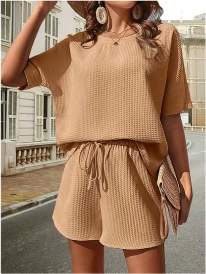 Variant image for Dam Casual Shorts Set Bekväm Andningsbar Design-36