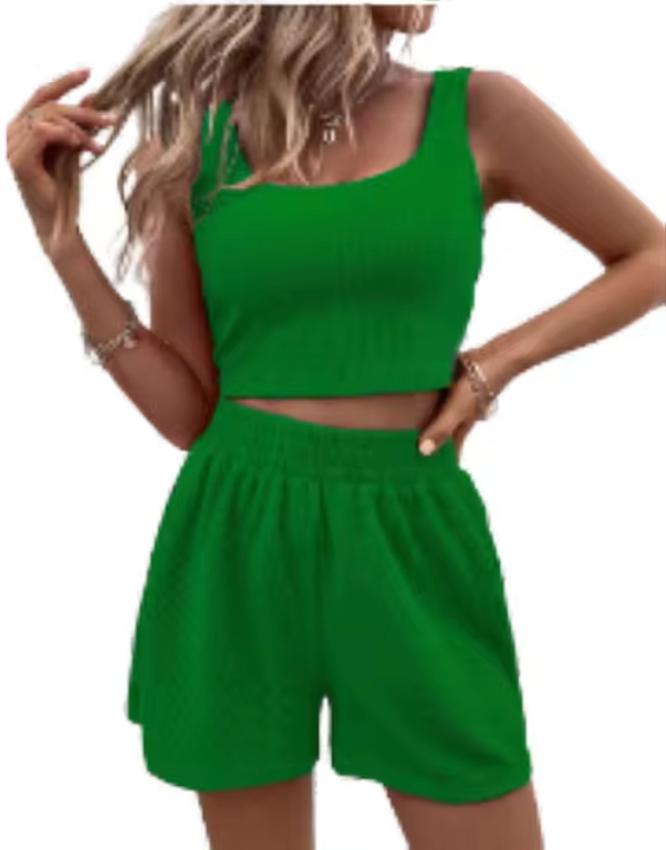 Variant image for Kvinnors Arbetskläder Set Avslappnad Polyester Topp och Byxor-37