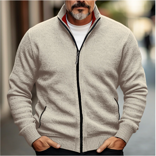 Herr Väst Modern Slim Fit Varmt Material för Höst och Vinter-1