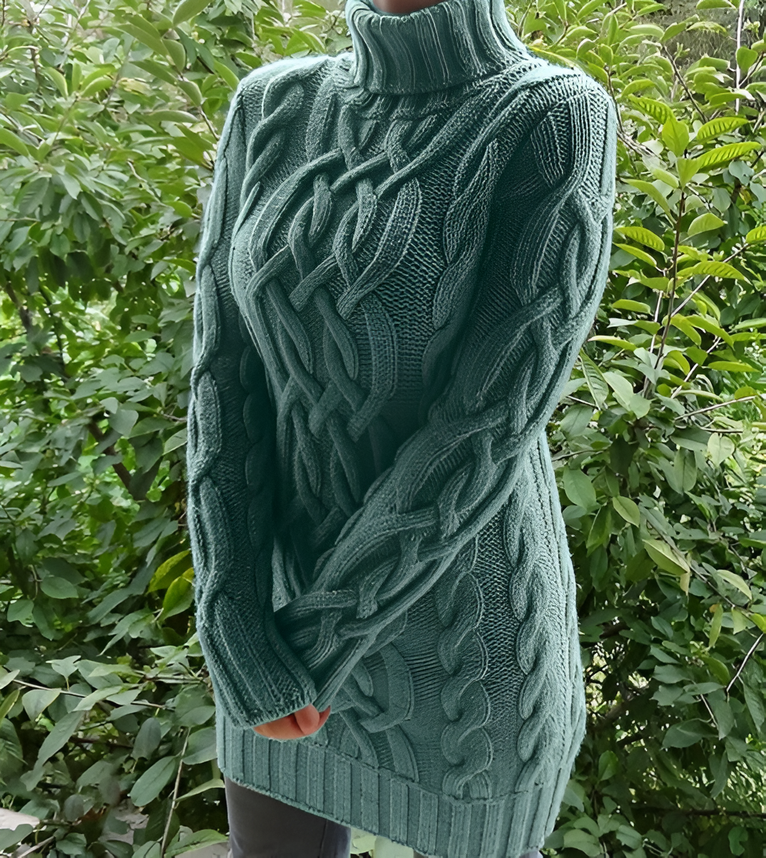 Variant image for Dam Vintertröja Modern Bekväm Hållbar Fibrer-13