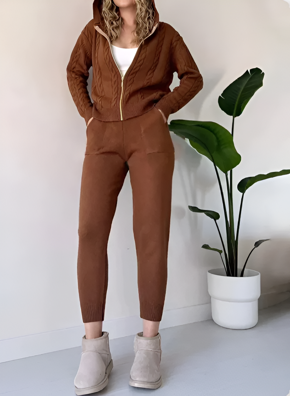 Variant image for Dam Vintertröja Elegant Ekologisk Bomull-6