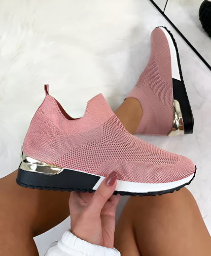 Dam Vinter Sneakers Klassisk Design Miljövänligt Material-4