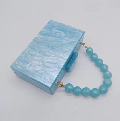 Elegant Liten Handväska Dam i Akryl – Minimalistisk Design för Formella Tillfällen 10