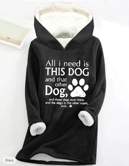 Lång Hoodie Dam Avslappnad Design Högkvalitativt Material 10