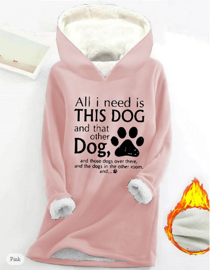Lång Hoodie Dam Avslappnad Design Högkvalitativt Material 12