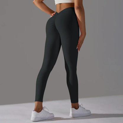 Variant image for Kvinnors Gym Leggings Hög Midja Elastiskt Nylon Elastan-5