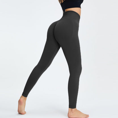 Dam Leggings Hög Midja Sportiga Nylon Spandex 90% Nylon 10% Spandex-1