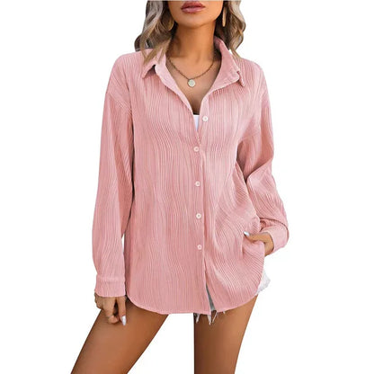 Variant image for Vit Dam Blus Modern Avslappnad Polyester-36