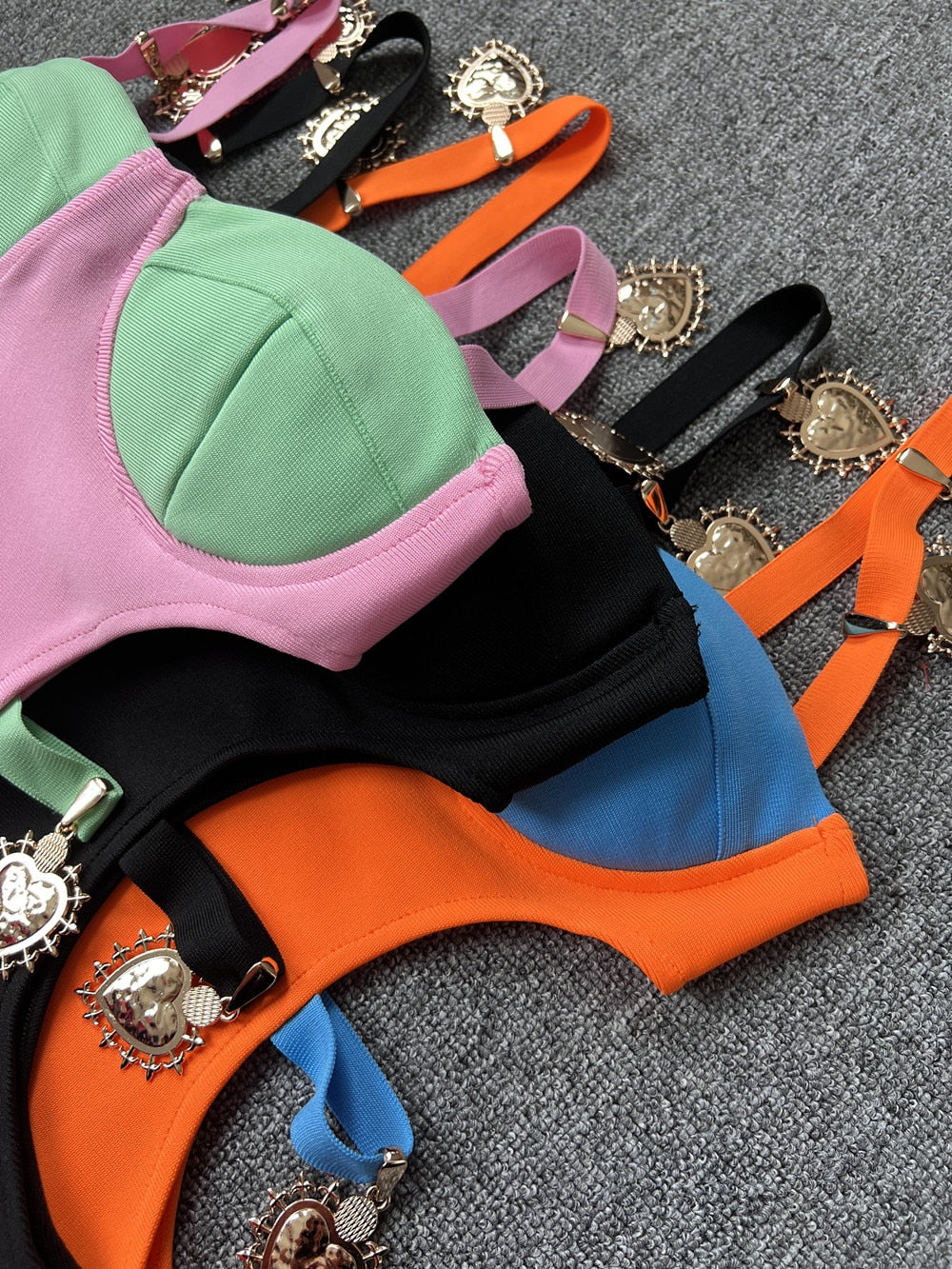 Kvinnors Miniklänning Figurnära V-Formad Polyester-6