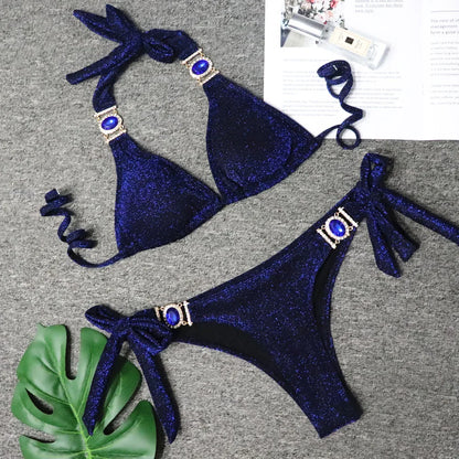 Dam Baddräkt Delbikini Modern Nylon Spandex 9