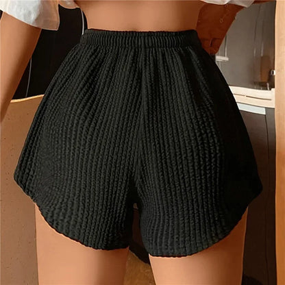 Herr Shorts Avslappnad Bomull med Elastisk Midja-2
