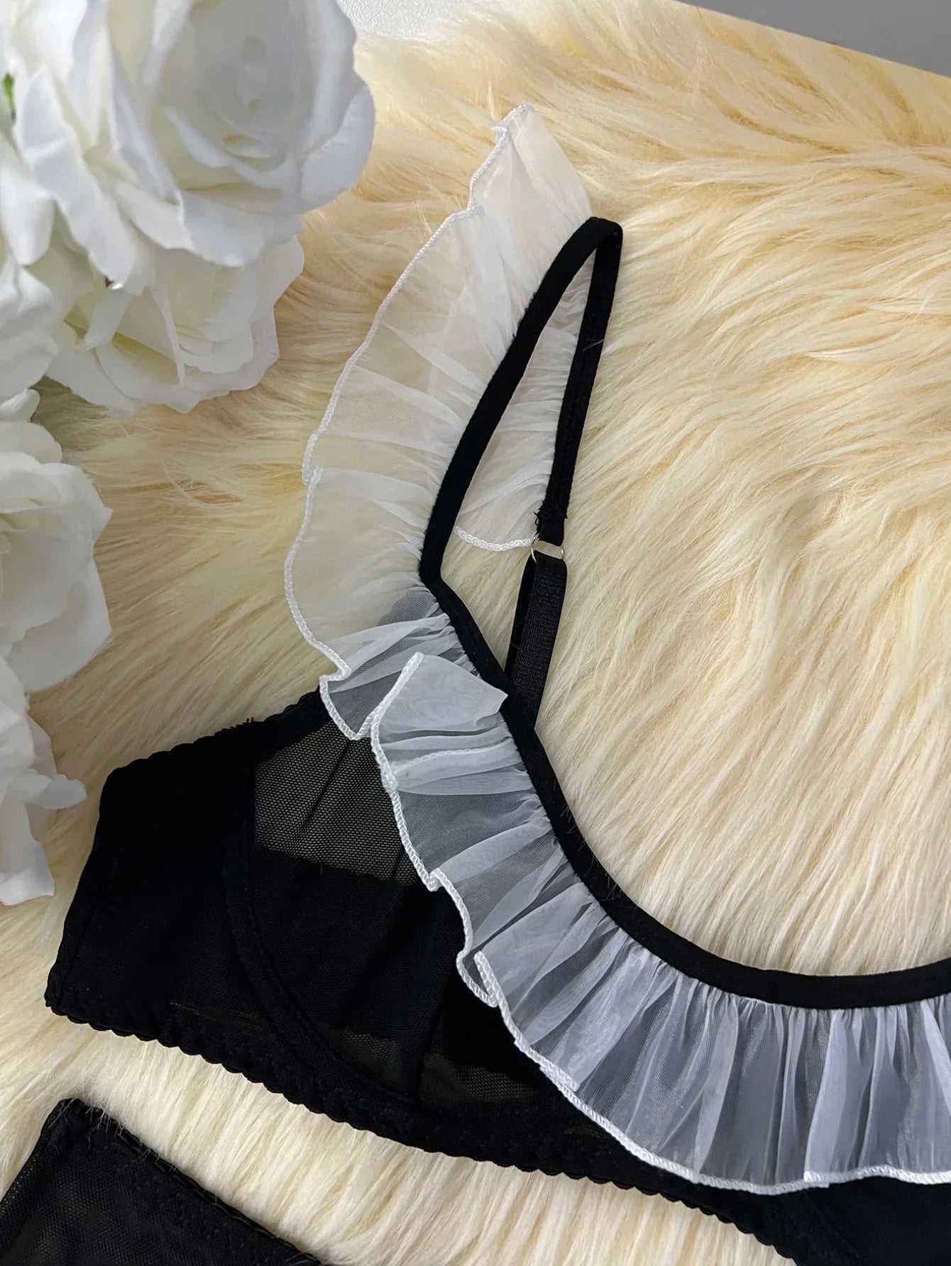Damunderkläder Set Elegant Polyester för Snygga Underkläder Dam-5