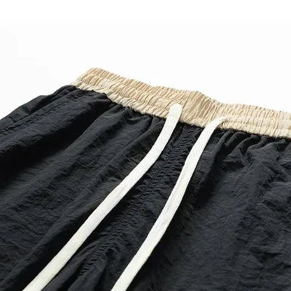 Herr Shorts Ventilerad Nederkant Justerbar Snörning 100% Bomull-4