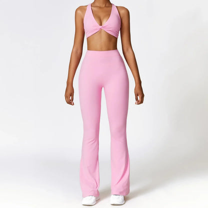 Variant image for Dam Byxor Med Resår I Midjan Snygga Andningsbara Nylon Spandex-1