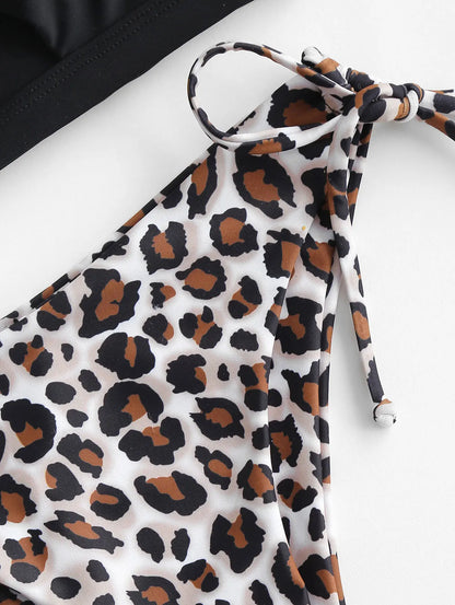 Dam Ankelring Leopardmönster Polyester-4