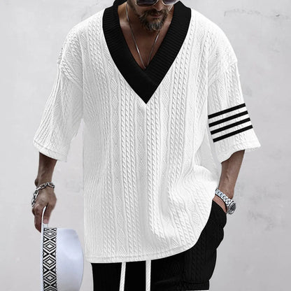 Variant image for Dam Tvådelad Set Randig Jacquard Summer Style-1