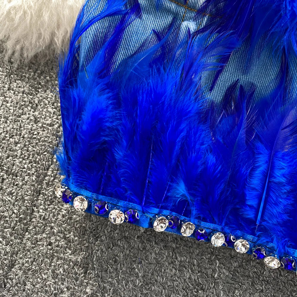 Dam Crop Top Monokrom Polyester-4