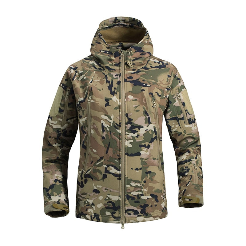 Herrenjacke, taktisch, winddicht, wasserdicht, leicht, atmungsaktiv, für Outdoor-Aktivitäten 2
