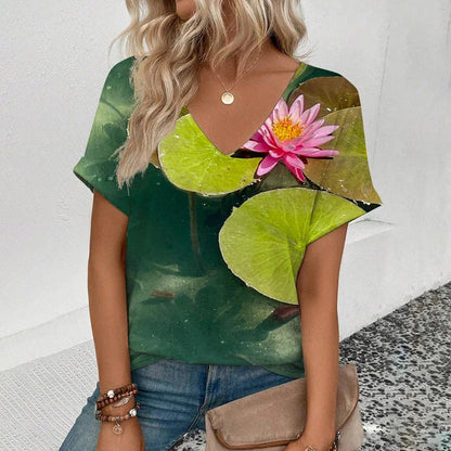 Variant image for Kvinnors Kort Blus Justerbar Ventilerad Bomull-13