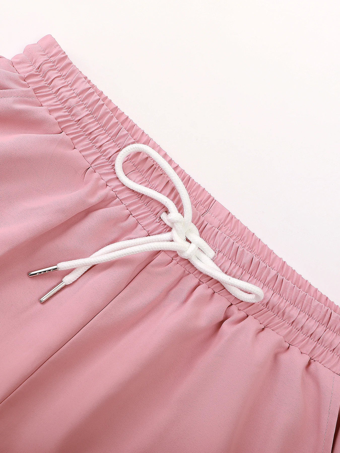 Tvådelat Set Dam Normal Passform Polyester för Sommarens Olika Tillfällen-5