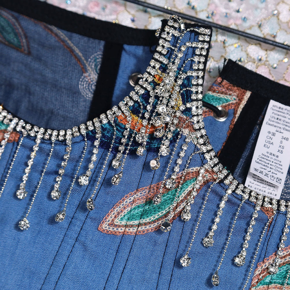 Dam Korsett Topp Blommigt Broderi Mjuk Bomull-2