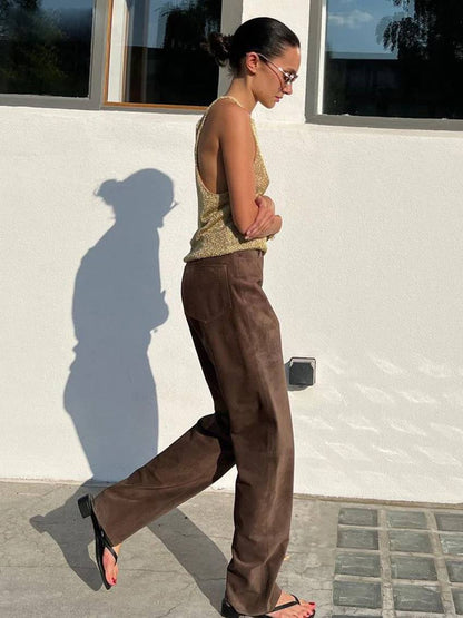 Dam Tank Top Ärmlös Rayon Mjuk och Luftig 4