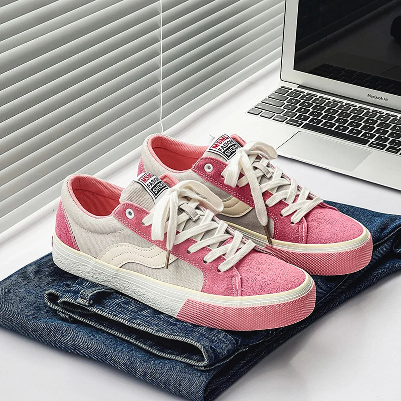 Variant image for Kvinnors Sneakers Andningsbart Syntetiskt Läder Komfortabla Skor-23