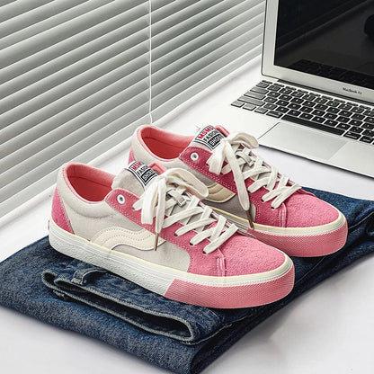 Variant image for Kvinnors Sneakers Andningsbart Syntetiskt Läder Komfortabla Skor-23