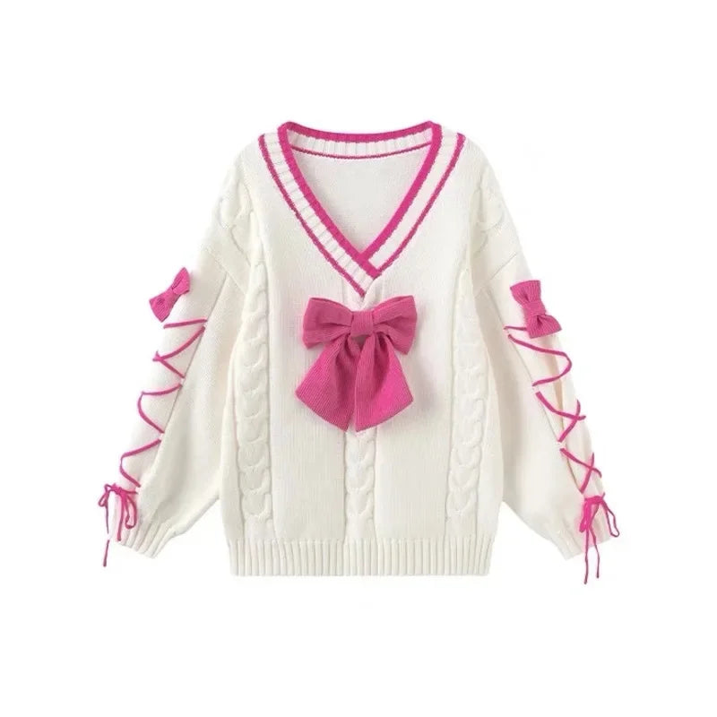 Variant image for Dam Tröja V-Hals Polyester Chic-1