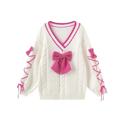 Variant image for Dam Tröja V-Hals Polyester Chic-1