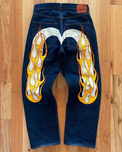 Avslappnade Dam Jeans i Mjuk Bomull, Ankel-Längd, Rak Silhuett med Fickor – Ljusa Tona 18
