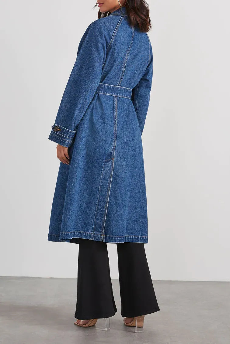 Höstjacka Herr i Vattentåligt Denim med Modern Design – Komfortabel och Stilig Jacka för Utomhusäventyr 6
