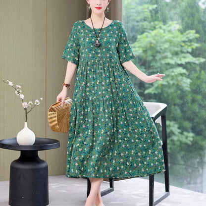 Variant image for Kvinnors Klänning Luftig Design 100% Bomull-35