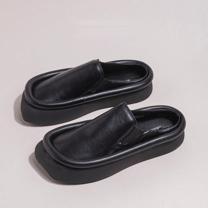 Kvinnors Mules Tidlös Design Robust Material 8