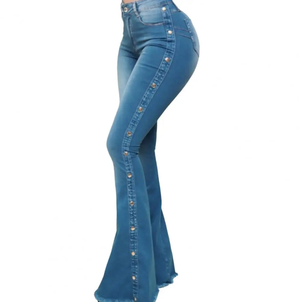Variant image for Damjeans Hög Midja Stretch Slim Fit Polyester-17