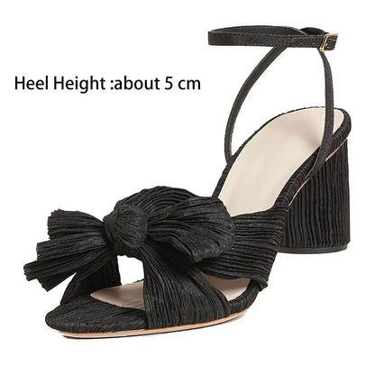 Variant image for Dam Sandaler Hög Häl Mikrofiber Elegant Öppen Sidslits-1