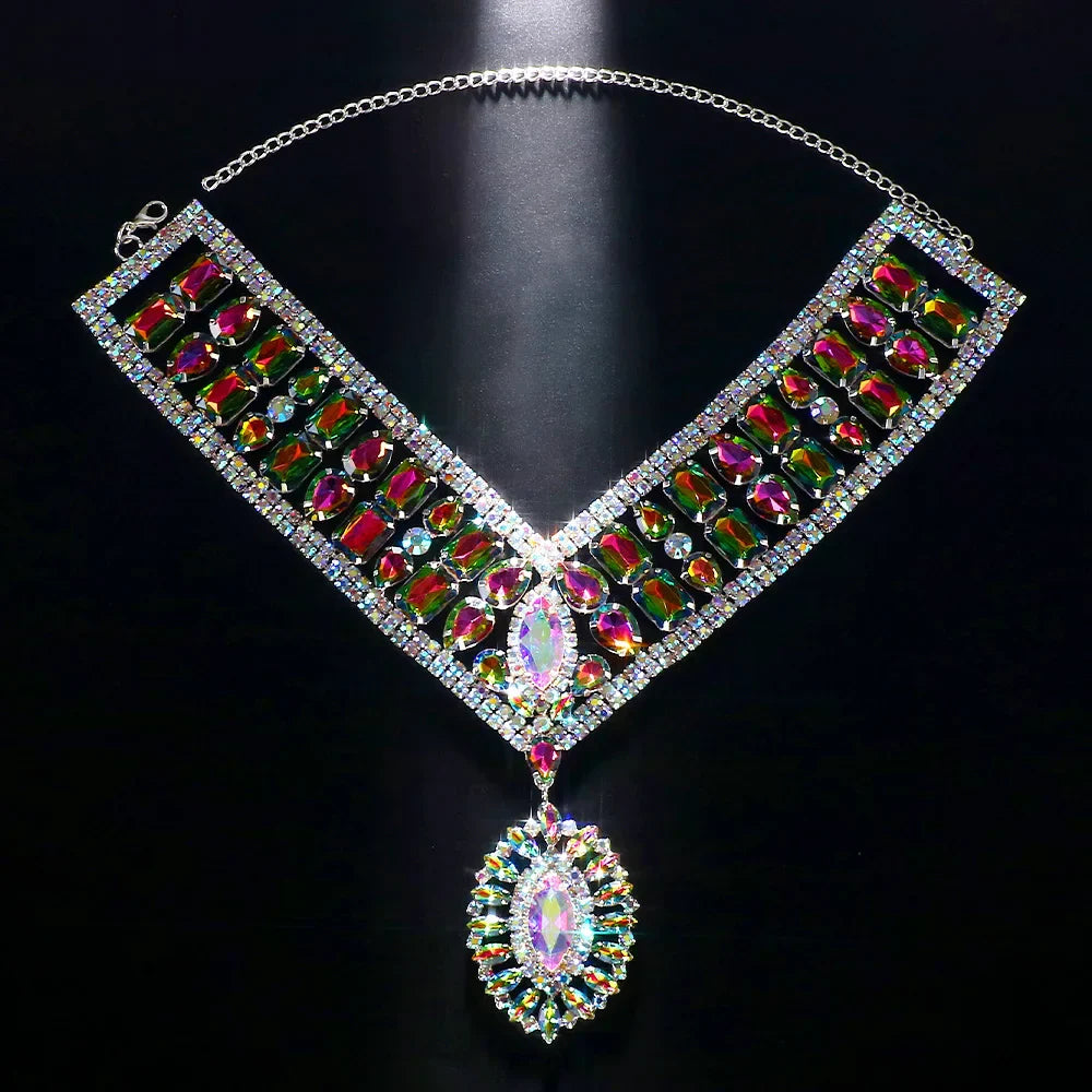 Variant image for Flickor Smyckesuppsättning Etnisk Design Geometrisk Koppar med Strass-3