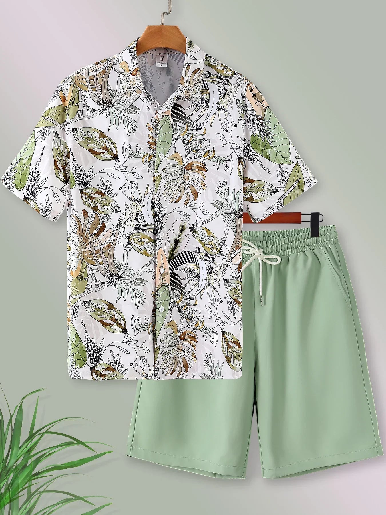 Variant image for Tvådelat Set Dam Normal Passform Polyester för Sommarens Olika Tillfällen-7