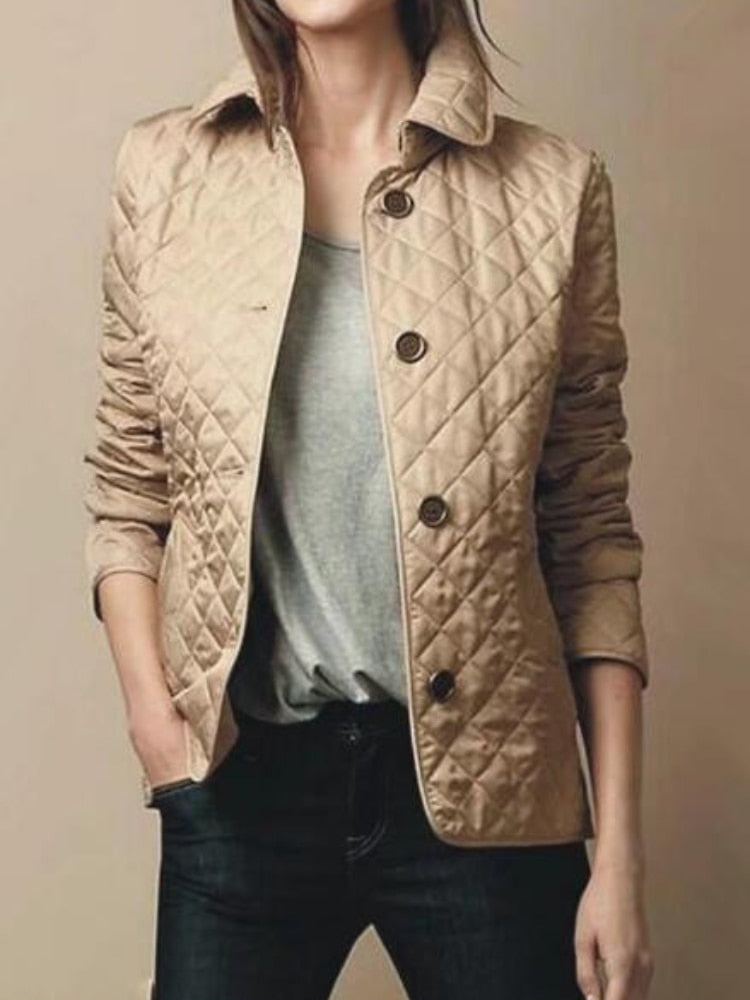 Damjacka Termisk Modern Polyester för Damer-2